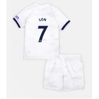 Camisa de time de futebol Tottenham Hotspur Son Heung-min #7 Replicas 1º Equipamento Infantil 2023-24 Manga Curta (+ Calças curtas)